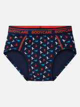 Boys Cotton Spandex Semi Long Briefs with Top Elastic for Everyday Innerwear Comfort and Regular Use - Pack of 2