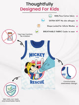 Boys Mickey & Friends Vest Round Neck Sleeveless Pack of 3