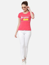 Women Solid T-Shirt Round Neck Half Sleeves with Everyday Casual Styling for Comfort and Wardrobe Essentials