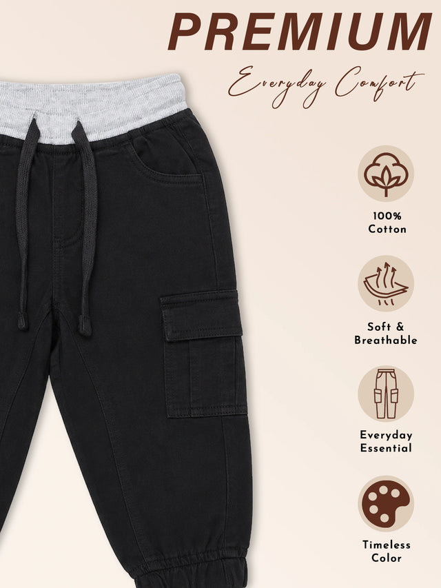 Baby Boys Pant for Casual Wear, Lounge Comfort, Easy Movement, Regular Wardrobe Essentials and Daily Use