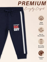 Baby Boys Cotton Solid Track Pant for Everyday Comfort, Casual Wear, Easy Movement and Lounge Wear Essentials