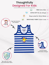 Unisex 100% Cotton Round Neck Sleeveless Vest for Baby Innerwear Comfort and Easy Layering - Pack of 3