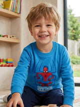 Baby Boys Avengers Round Neck Full Sleeve Sweatshirt for Casual Winter Wear, Playtime Comfort and Everyday Styling