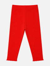 Baby Girls Lycra Rib Track Pant with Regular Fit for Casual Wear, Lounge Comfort and Easy Movement - Pack of 1