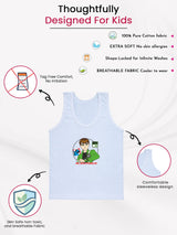Bodycare Benten Boys Vest Round Neck Sleeveless Solid Pack Of 3