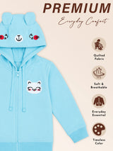 Baby Girls French Terry Sweatshirt for Casual Wear, Everyday Comfort, Easy Movement and Regular Wardrobe Use
