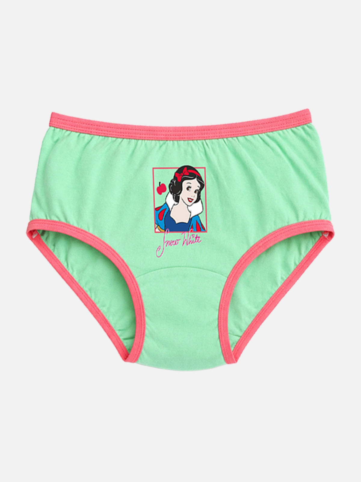 Girls Princess 100% Cotton Panty Underwear with Top Elastic for Soft Comfort and Daily Innerwear Use - Pack of 6