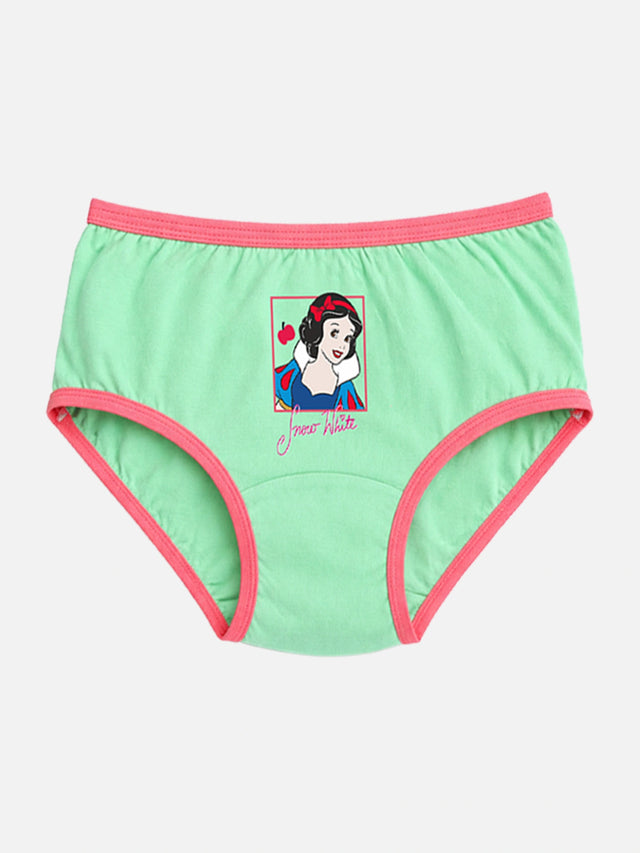 Girls Princess 100% Cotton Panty Underwear with Top Elastic for Soft Comfort and Daily Innerwear Use - Pack of 6