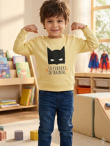 Baby Boys Printed Round Neck Full Sleeve Sweatshirt for Casual Comfort, Everyday Styling and Easy Playtime Movement