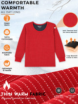 Unisex Antibacterial Round Neck Full Sleeve Thermal Top for Winter Innerwear Comfort and Warm Base Wear - Pack of 2