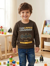 Baby Boys Printed Round Neck Full Sleeve Sweatshirt for Easy Winter Styling, Casual Wear and Comfortable Movement