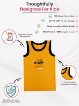 Boys Innerwear Vest Round Neck for Everyday Innerwear Comfort, Easy Layering and Regular Use - Pack of 2