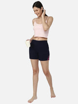 Women 100% Cotton Shorts with Side Pockets, Casual Regular Fit and Comfortable Everyday Styling Essentials