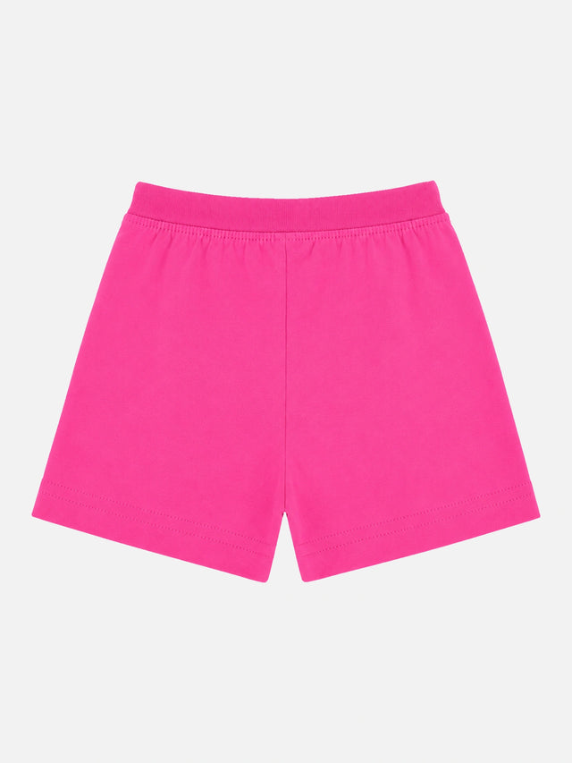 Baby Girls 100% Cotton Solid Shorts for Everyday Casual Wear, Easy Movement and Lounge Comfort - Pack of 1