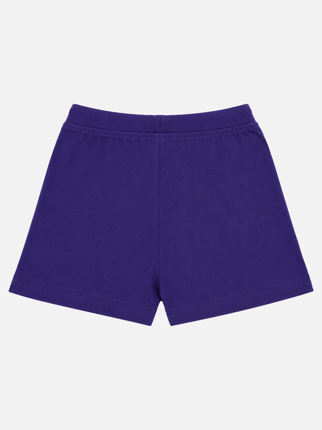 Baby Girls 100% Cotton Solid Shorts for Everyday Casual Wear, Easy Movement and Lounge Comfort - Pack of 1