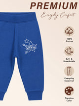 Baby Boys Cotton Solid Track Pant for Everyday Comfort, Lounge Wear, Easy Movement and Casual Wardrobe Essentials - Pack of 1