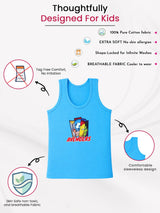 Boys Avengers Vest Round Neck Sleeveless Pack of 5 - Bodycare