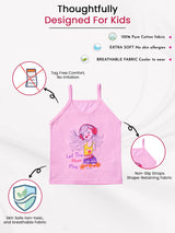 Girls Vest Dori Neck Sleeveless Pack of 6 - Bodycare