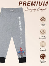 Boys French Terry Track Pant with Regular Fit for Casual Wear, Lounge Comfort, Playtime and Easy Movement