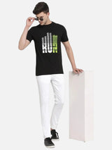 Men T-Shirt Round Neck Half Sleeves with Clean Casual Styling for Everyday Wear and Easy Layering Comfort