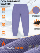 Unisex Antibacterial Thermal Bottom for Winter Innerwear Comfort, Warm Base Wear and Regular Cold-Weather Use - Pack of 2