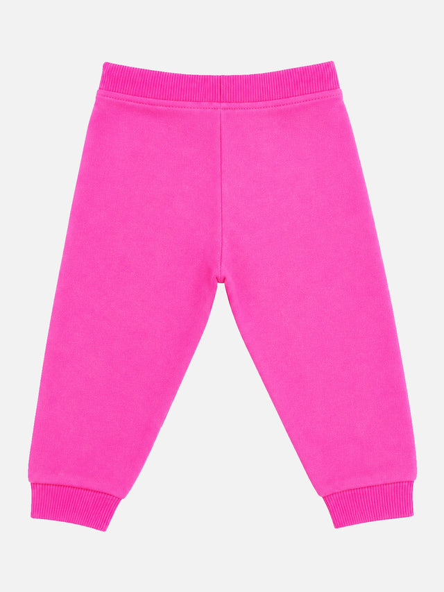 Baby Girls Cotton Track Pant for Everyday Comfort, Lounge Wear, Easy Movement and Casual Wardrobe Essentials - Pack of 1