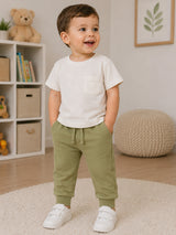 Boys Cotton Track Pant with Regular Fit for Sports Wear, Casual Comfort, Easy Movement and Regular Use
