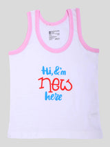 Baby Boys Round Neck Sleeveless Vest for Comfortable Innerwear Essentials, Regular Use and Under-Shirt Wear - Pack of 6
