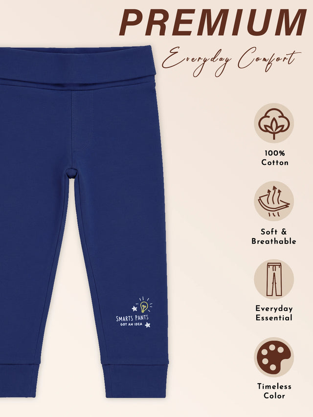 Baby Boys Cotton Track Pant for Everyday Comfort, Lounge Wear, Easy Movement and Casual Wardrobe Essentials - Pack of 1