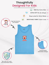 Boys Innerwear Vest Round Neck Sleeveless for Everyday Innerwear Comfort, Easy Layering and Regular Use - Pack of 3