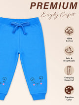 Baby Girls Cotton Track Pant for Everyday Comfort, Lounge Wear, Easy Movement and Casual Wardrobe Essentials - Pack of 1