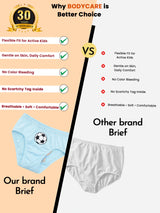 Boys Cotton Brief Inner Elastic Pack of 3