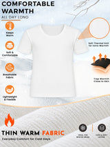 Unisex Half Sleeve Thermal Top with Round Neck Design for Comfortable Winter Innerwear and Regular Use - Pack of 1