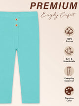 Baby Girls 100% Cotton Track Pant with Stretchable Elastic Waistband, Full Length Comfort and Casual Bottom Wear