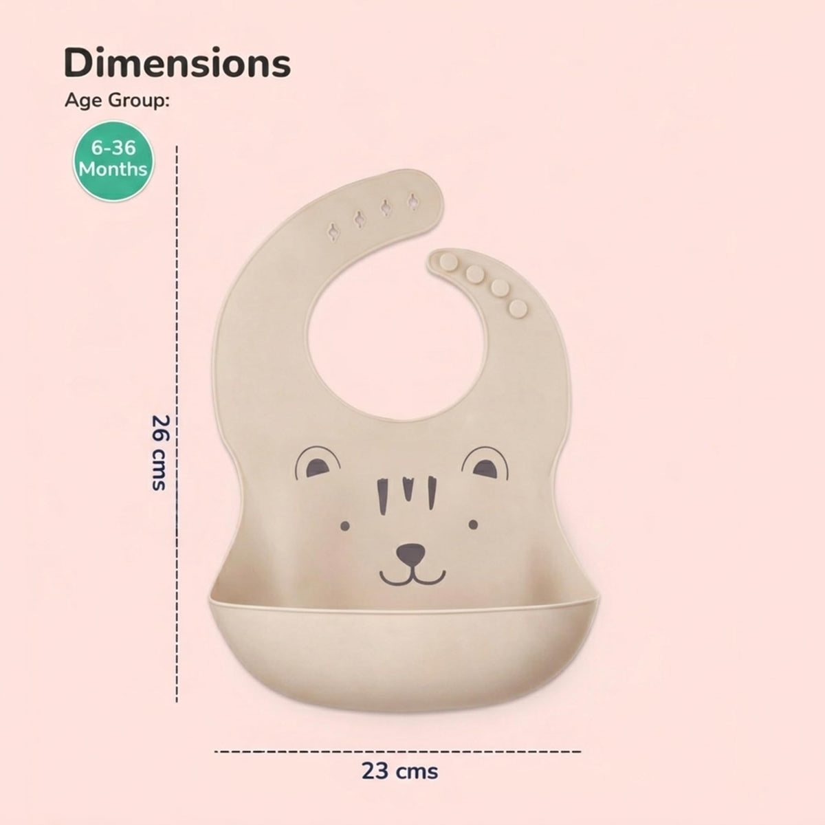Baby Bibs Pack of 6 - Assorted - F