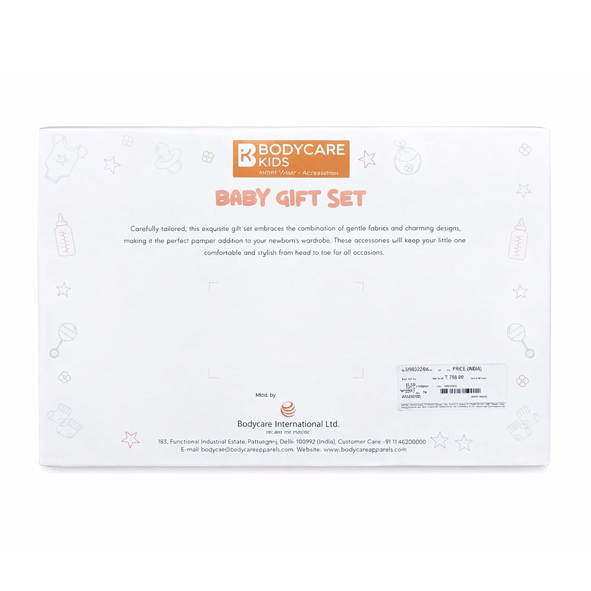 Unisex Baby Cotton Clothing Gift Set with Hospital-Ready Combo Essentials for Gifting and Baby Care - Pack of 7