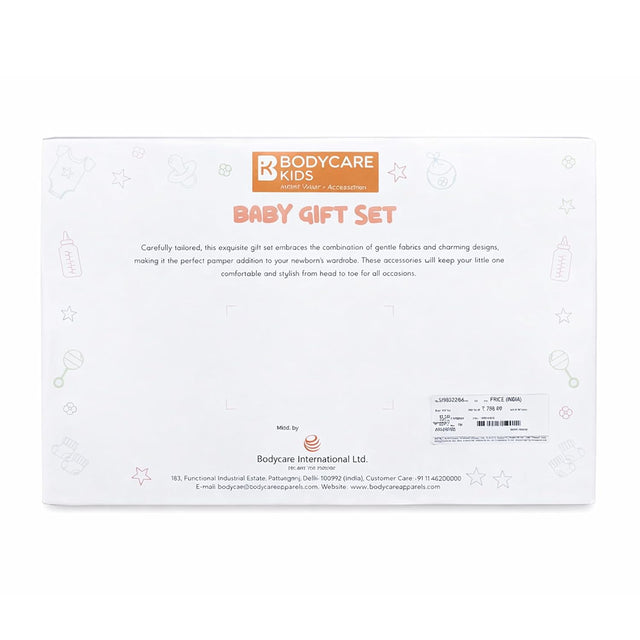 Unisex Baby Cotton Clothing Gift Set with Hospital-Ready Combo Essentials for Gifting and Baby Care - Pack of 7