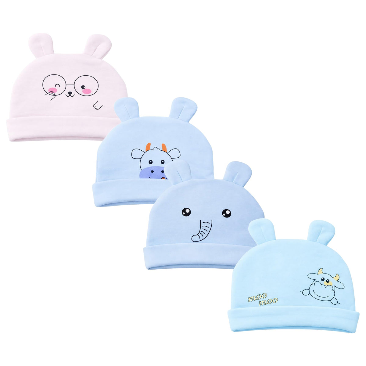 Girls Cap Pack of 2 - Color7 - F