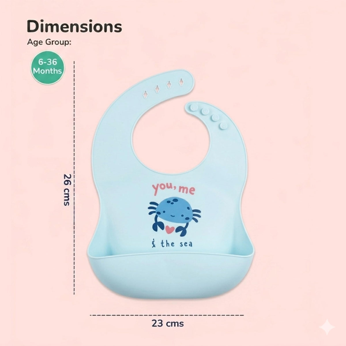 Baby Bibs Pack of 6 - Off White - F