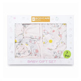 BODYCARE Newborn Baby Gift Set for Boys & Girls, Cotton Clothing Set, Hospital Ready Combo Gift Hamper (7 Pcs, 0-6 Months)