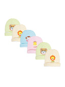Baby Cap Pack of 6 - Assorted - F