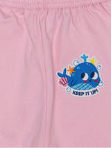 Baby Cotton Rich Front Open Full Sleeves Pajami Suit