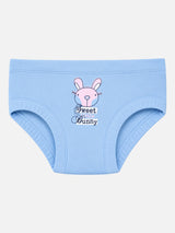 Baby Girls Solid Panty with Inner Elastic Waistband for Comfortable Everyday Innerwear Essentials - Pack of 6