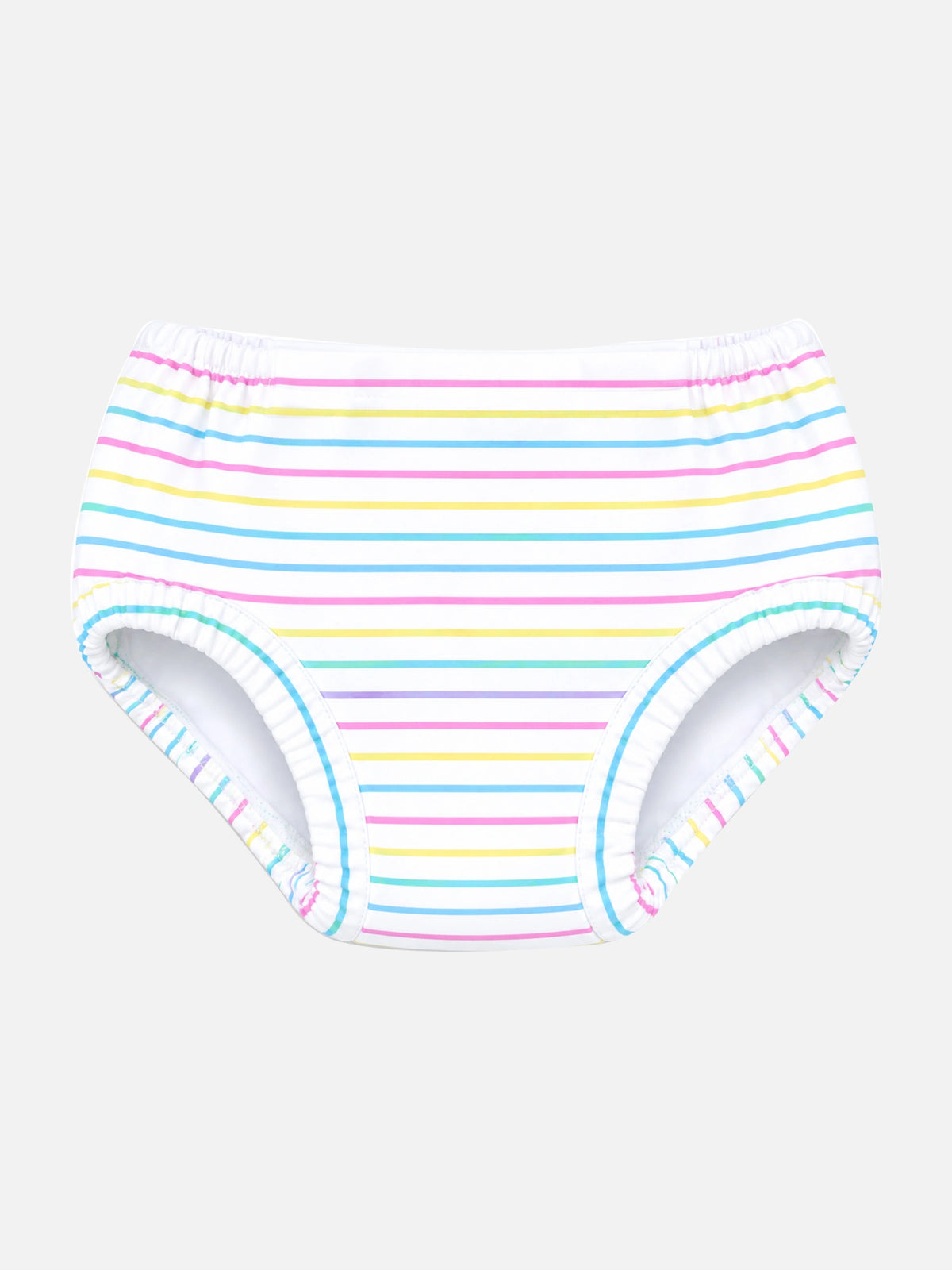 Baby Girls 100% Cotton Inner Elastic Panty with Soft Breathable Fabric for Everyday Innerwear - Pack of 3