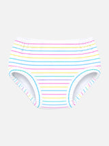 Baby Girls 100% Cotton Inner Elastic Panty with Soft Breathable Fabric for Everyday Innerwear - Pack of 3