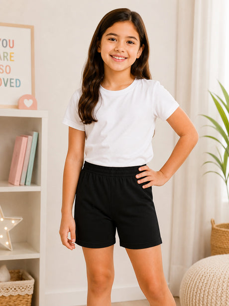 Girls Shorties Inner Elastic Pack of 3