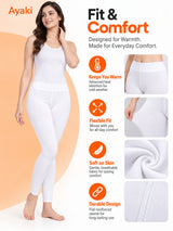 Women Extra Soft Thermal Bottom for Winter Layering, Comfortable Coverage and Cold Weather Essentials - Pack of 1