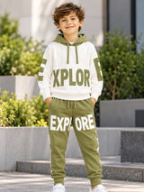 Boys Jogger Tracksuit Set with Lightweight Fabric for Gym, Casual Wear, Easy Movement and Everyday Comfort