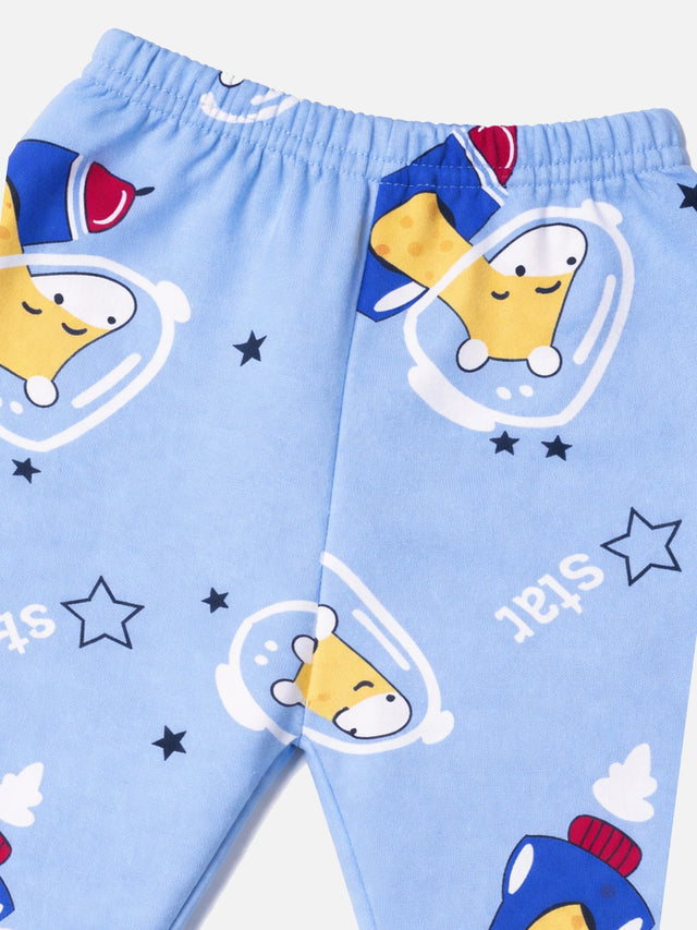 Baby Boys Pyjama with Inner Elastic for Everyday Baby Wear, Easy Movement and Regular Wardrobe Comfort