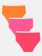 Girls Printed Innerwear Panty with Top Elastic for Everyday Comfort, Easy Fit and Wardrobe Essentials - Pack of 3